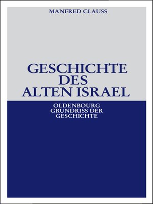 cover image of Geschichte des alten Israel